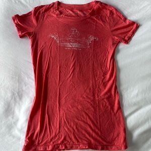 Abercrombie & Fitch pink vintage graphic t-shirt
